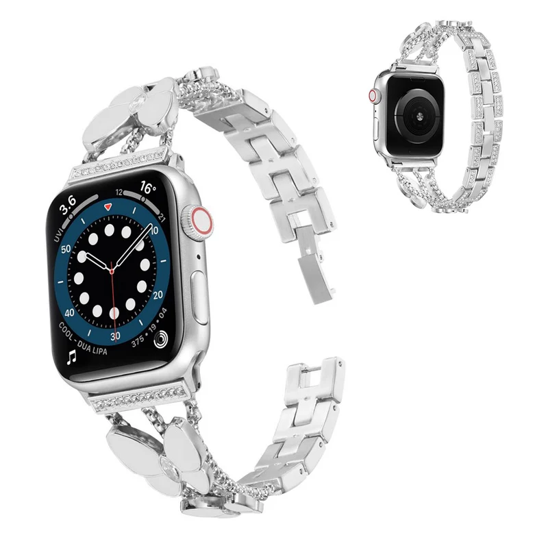 Absolut gut Universell Apple Metall und Strass armband