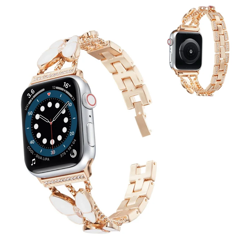 Absolut gut Universell Apple Metall und Strass armband