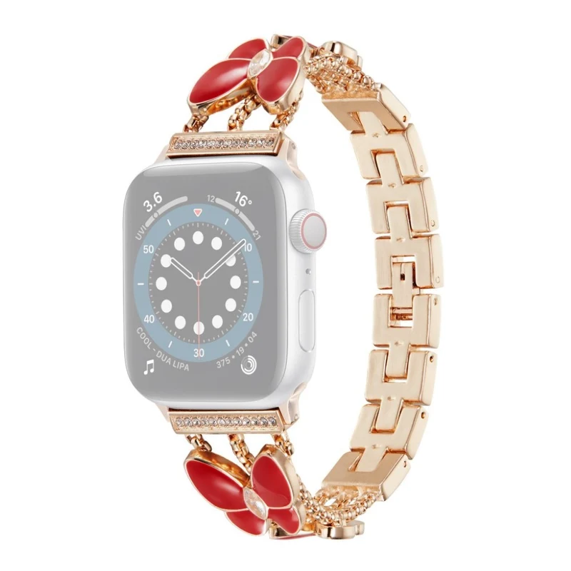 Absolut gut Universell Apple Metall und Strass armband