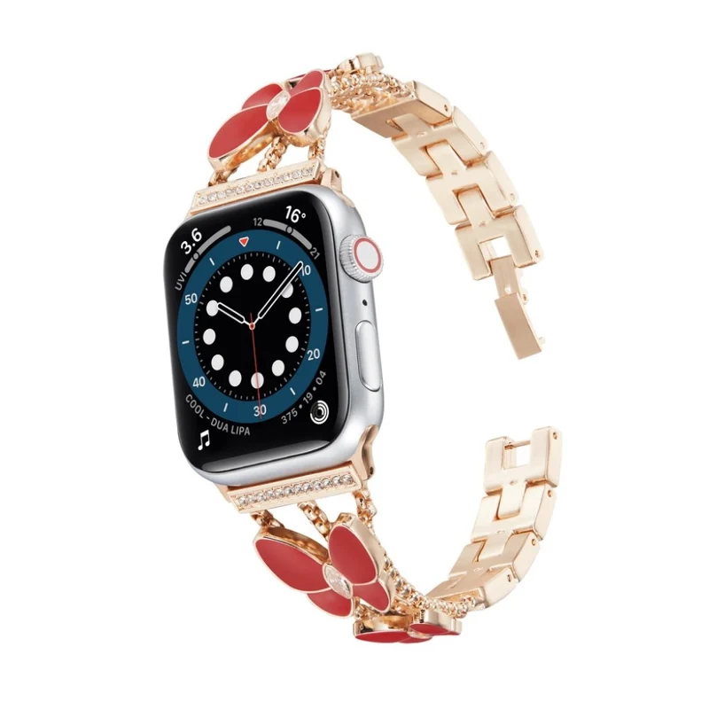 Absolut gut Universell Apple Metall und Strass armband