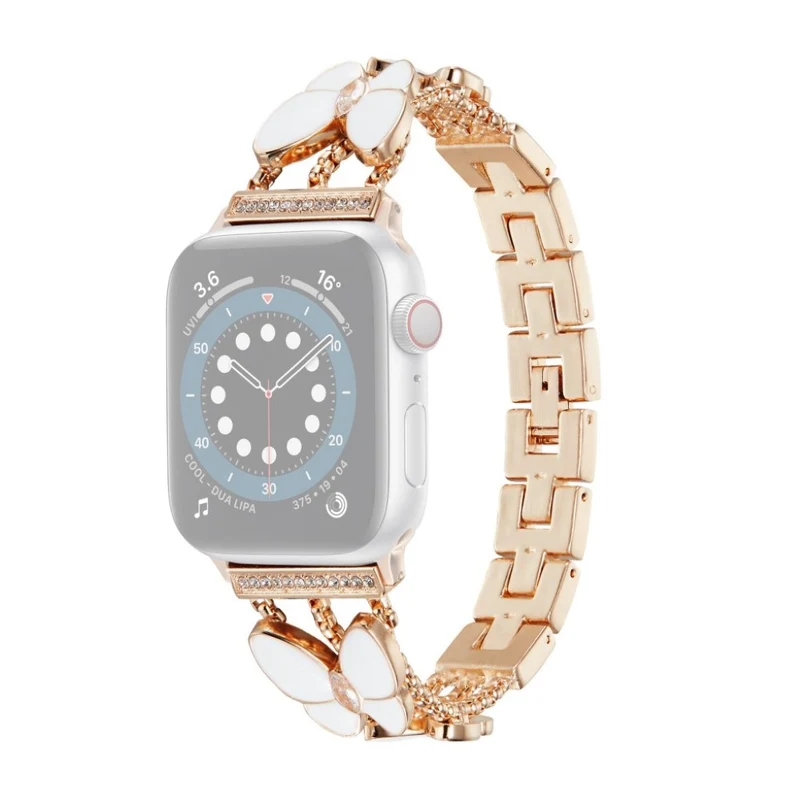 Absolut gut Universell Apple Metall und Strass armband