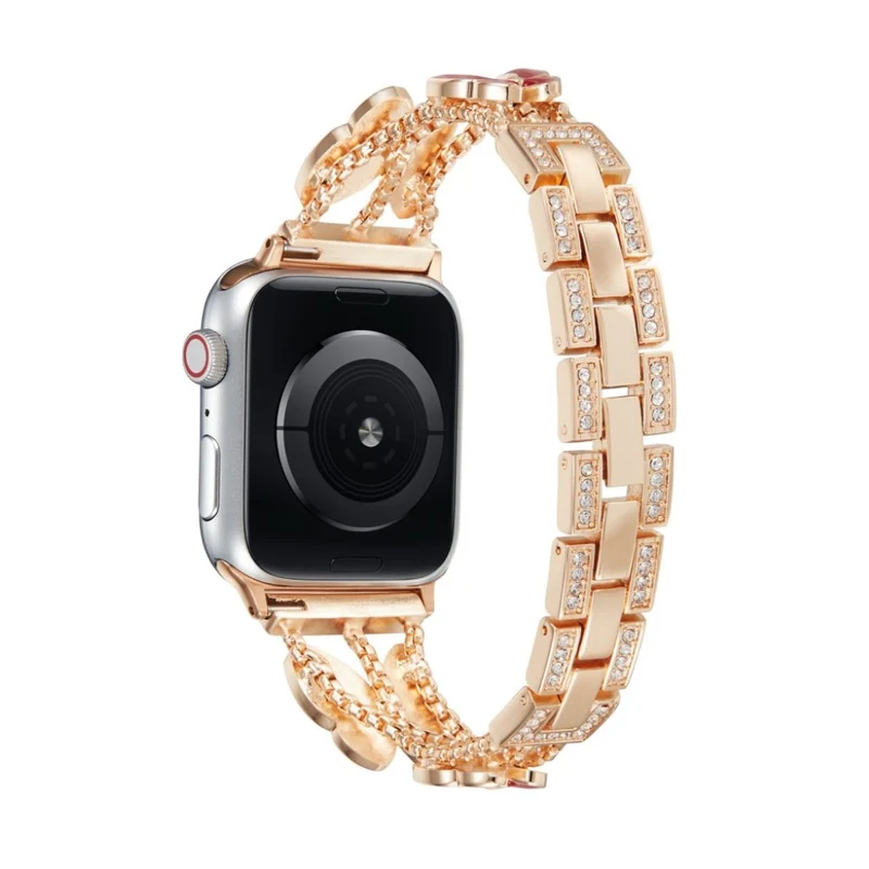 Absolut gut Universell Apple Metall und Strass armband
