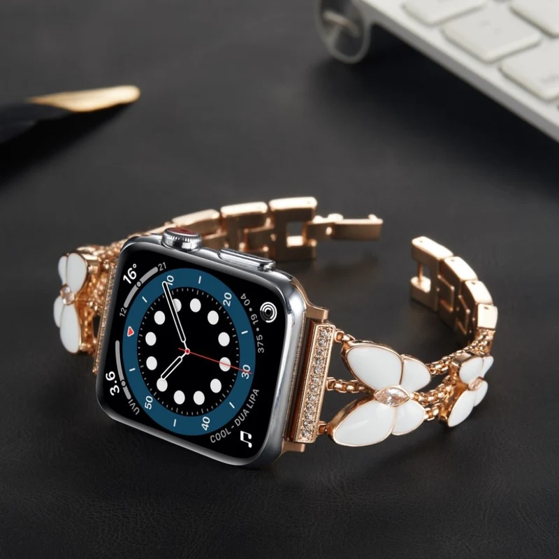 Absolut gut Universell Apple Metall und Strass armband