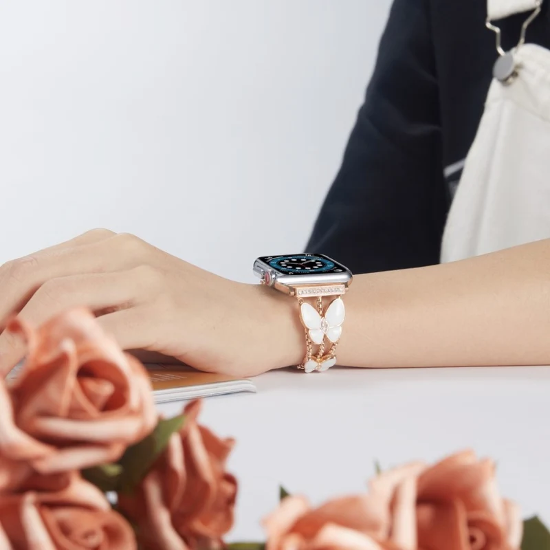 Absolut gut Universell Apple Metall und Strass armband