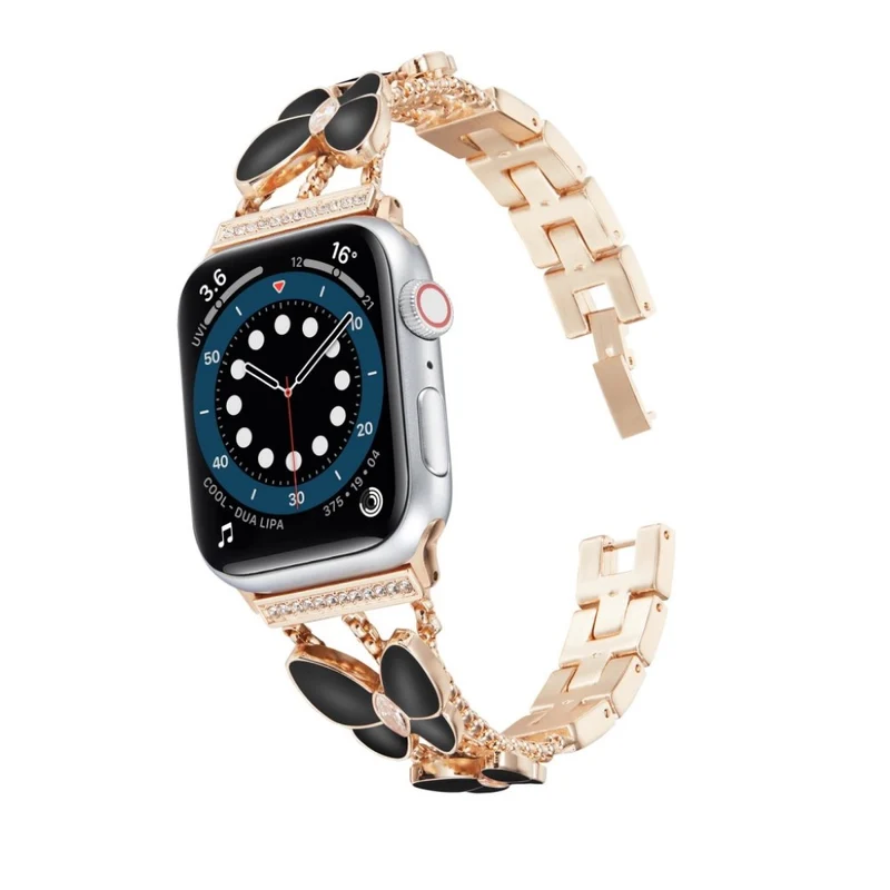 Absolut gut Universell Apple Metall und Strass armband
