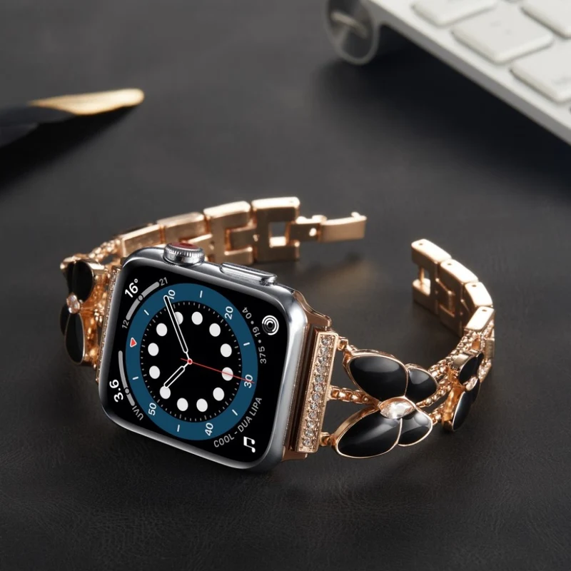 Absolut gut Universell Apple Metall und Strass armband