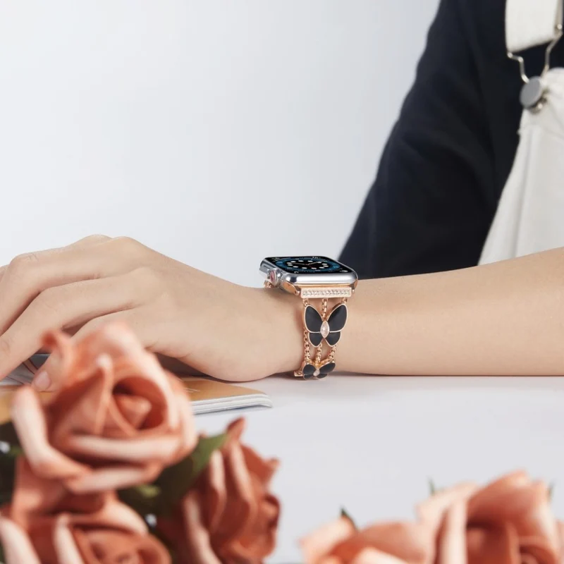 Absolut gut Universell Apple Metall und Strass armband