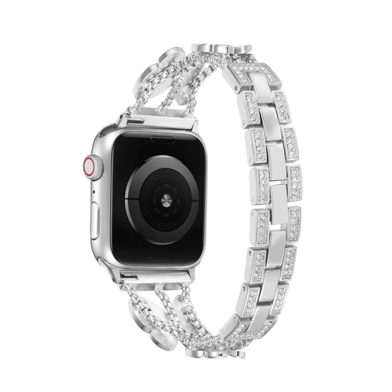 Absolut gut Universell Apple Metall und Strass armband