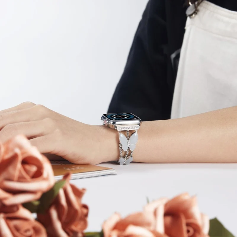 Absolut gut Universell Apple Metall und Strass armband