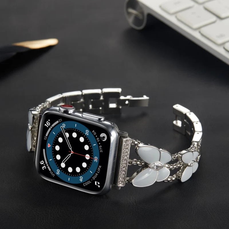 Absolut gut Universell Apple Metall und Strass armband