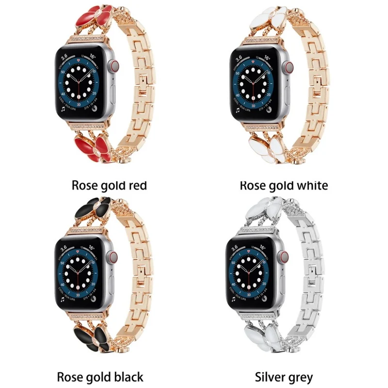 Absolut gut Universell Apple Metall und Strass armband