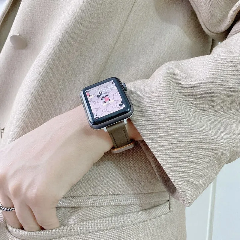Auffallend modisch Universell Apple Kunstleder armband