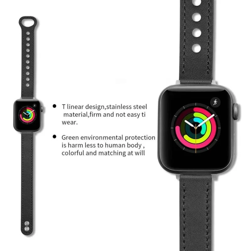 Auffallend modisch Universell Apple Kunstleder armband