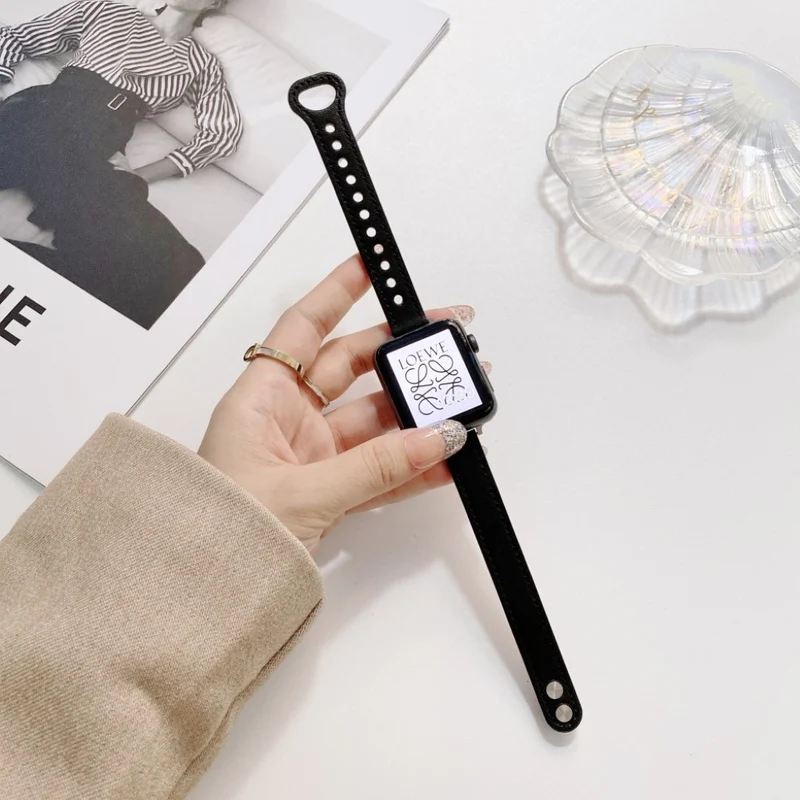 Auffallend modisch Universell Apple Kunstleder armband