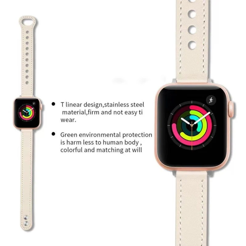 Auffallend modisch Universell Apple Kunstleder armband