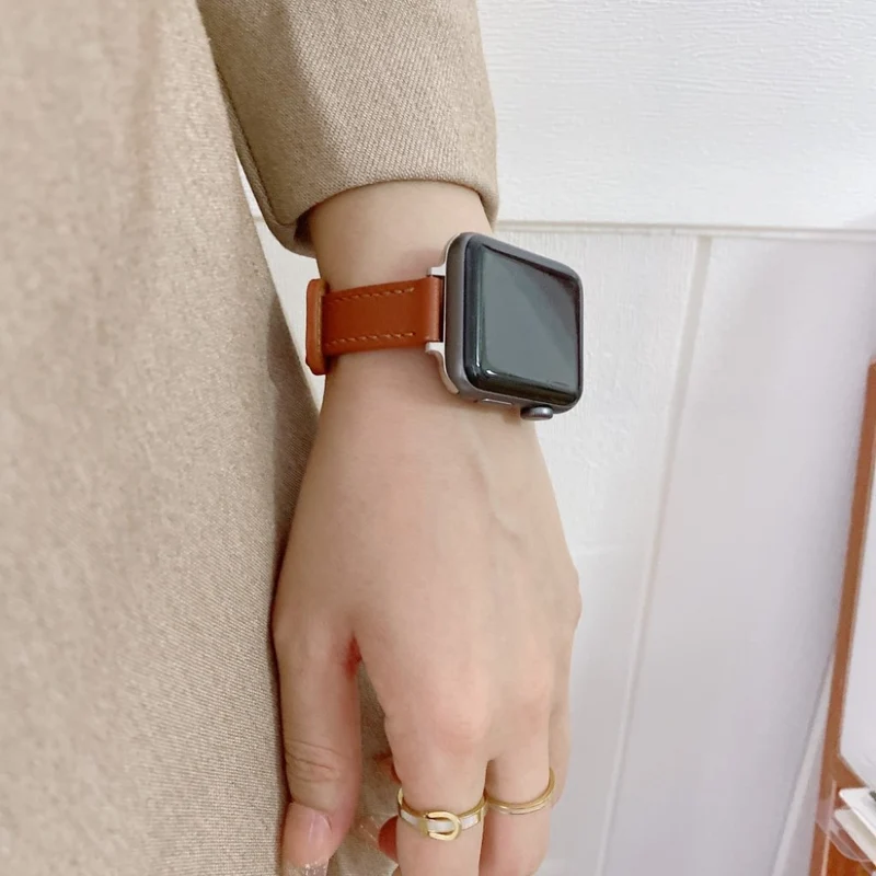 Auffallend modisch Universell Apple Kunstleder armband