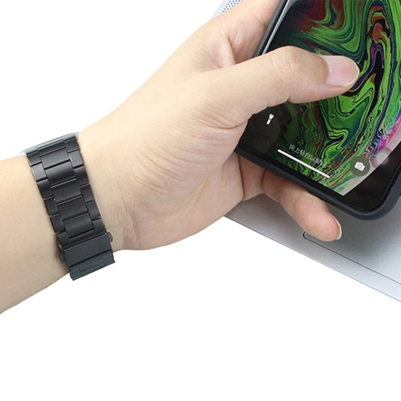 Sehr cool Universell Apple Metall armband
