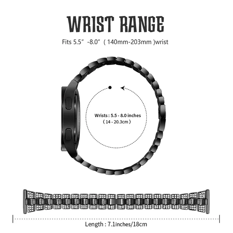 Modisch Universell Samsung Metall und Strass armband