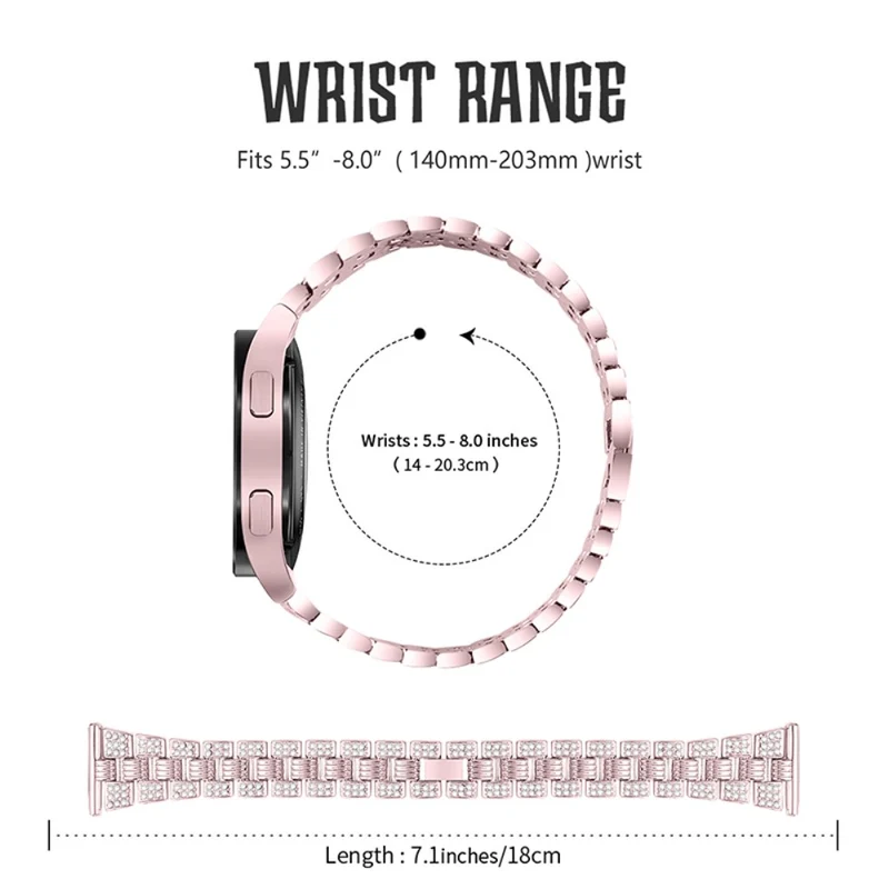 Modisch Universell Samsung Metall und Strass armband