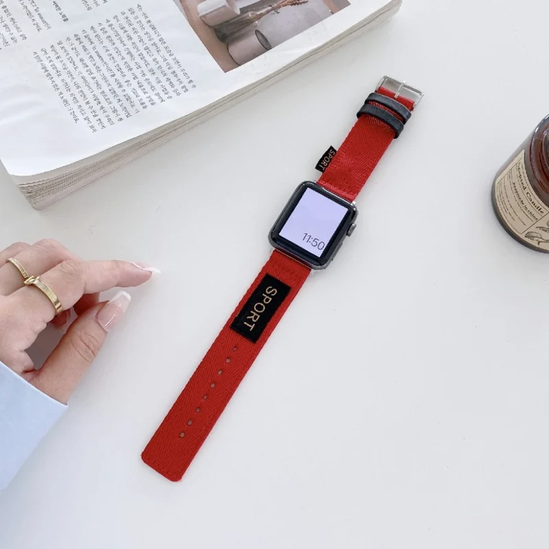 Absolut fantastisch Universell Apple Textil / Nylon armband