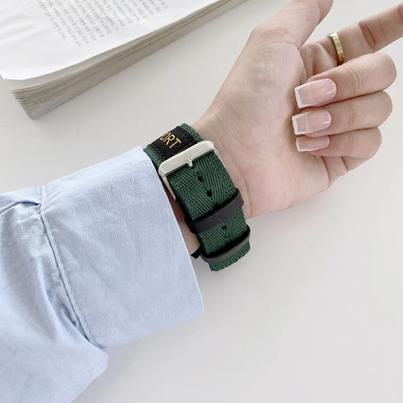Absolut fantastisch Universell Apple Textil / Nylon armband