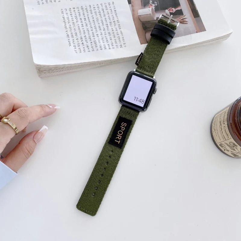 Absolut fantastisch Universell Apple Textil / Nylon armband