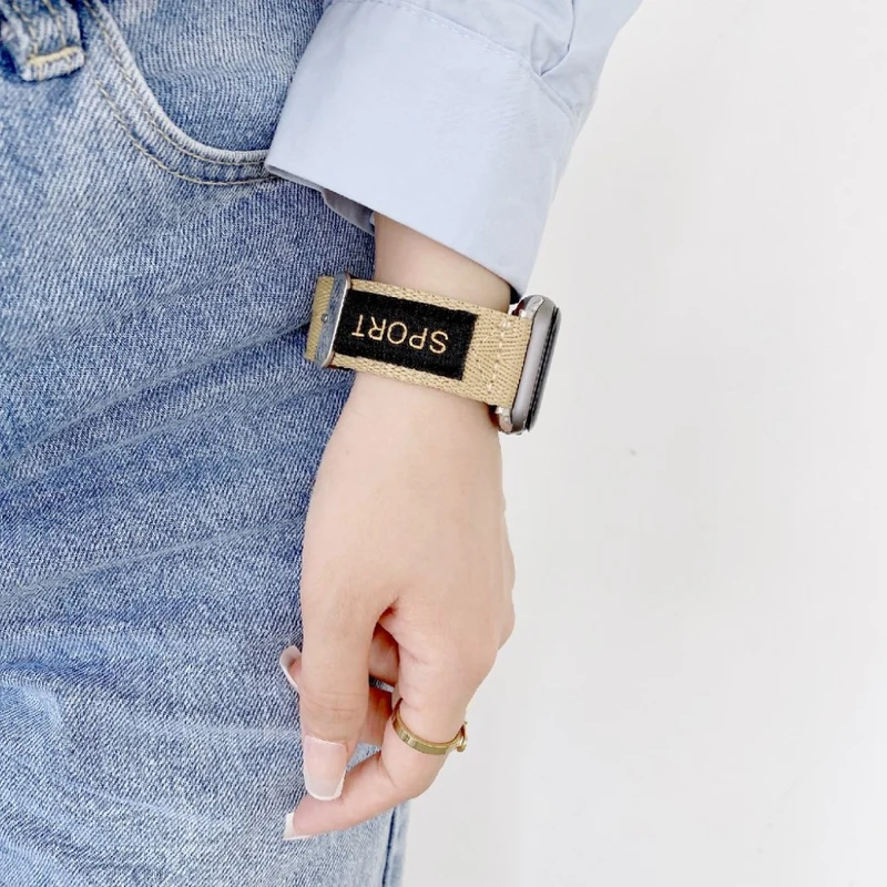 Absolut fantastisch Universell Apple Textil / Nylon armband