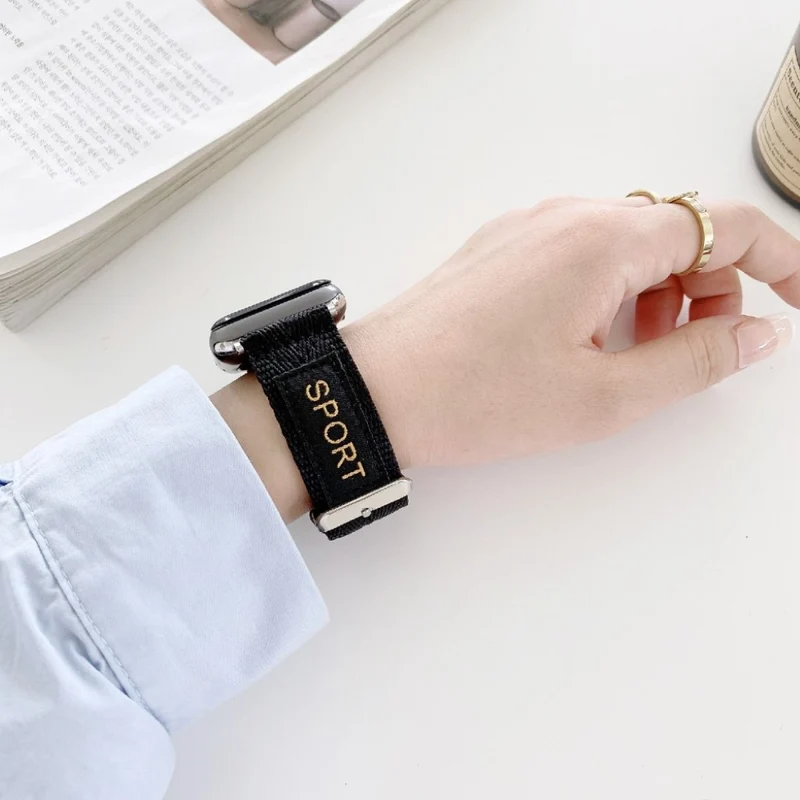 Absolut fantastisch Universell Apple Textil / Nylon armband