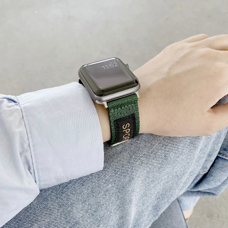 Absolut fantastisch Universell Apple Textil / Nylon armband
