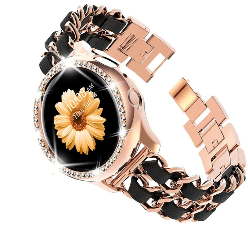 Samsung Galaxy Watch 3 (45mm) Metall und Kunstleder armband