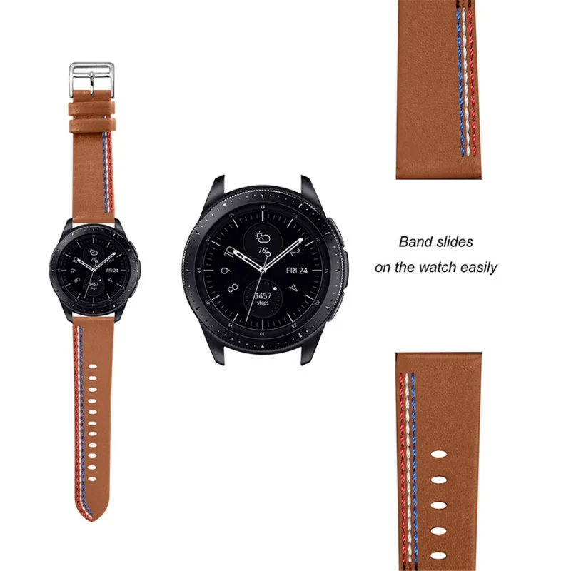 Samsung Galaxy Watch 3 (45mm) / Samsung Galaxy Watch (46mm) Echtes Leder armband