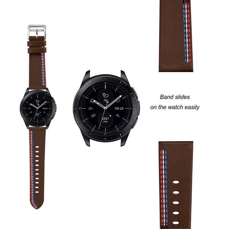 Samsung Galaxy Watch 3 (45mm) / Samsung Galaxy Watch (46mm) Echtes Leder armband
