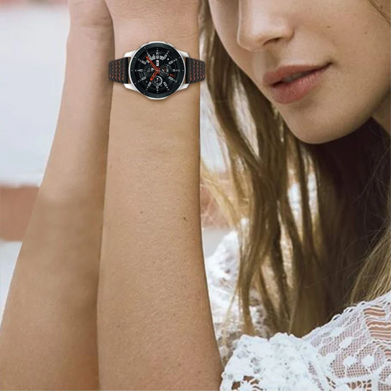 Samsung Galaxy Watch 3 (45mm) / Samsung Galaxy Watch (46mm) Echtes Leder armband