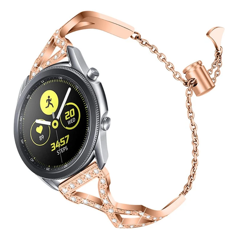 Samsung Galaxy Watch 3 (45mm) / Samsung Galaxy Watch (46mm) Metall und Strass armband