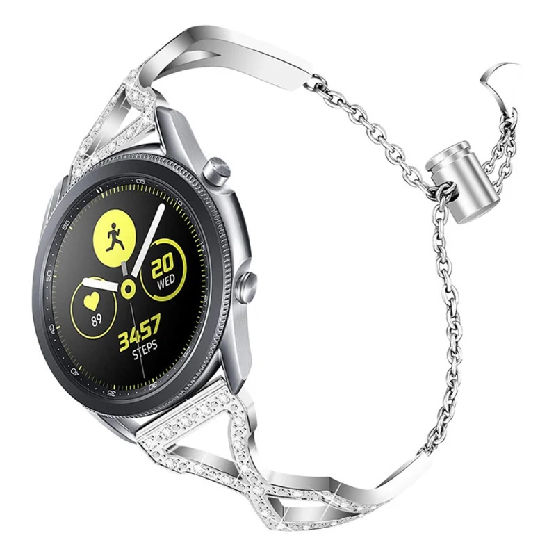 Samsung Galaxy Watch 3 (45mm) / Samsung Galaxy Watch (46mm) Metall und Strass armband