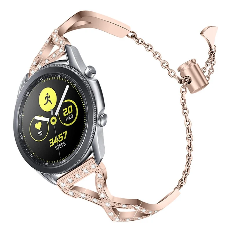 Samsung Galaxy Watch 3 (45mm) / Samsung Galaxy Watch (46mm) Metall und Strass armband