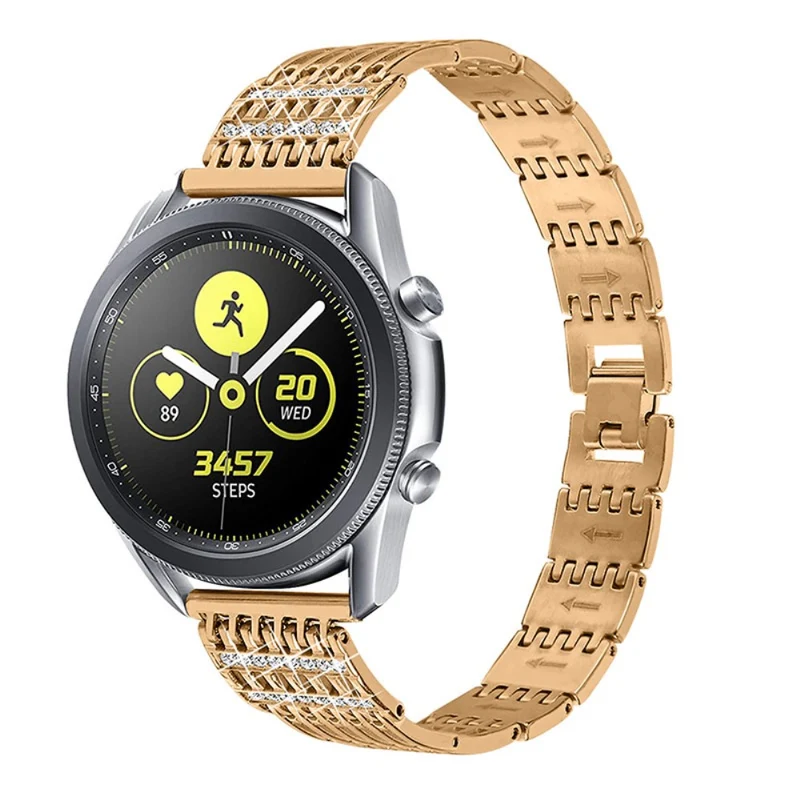 Samsung Galaxy Watch 3 (45mm) / Samsung Galaxy Watch (46mm) Metall und Strass armband