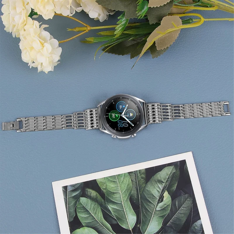 Samsung Galaxy Watch 3 (45mm) / Samsung Galaxy Watch (46mm) Metall und Strass armband