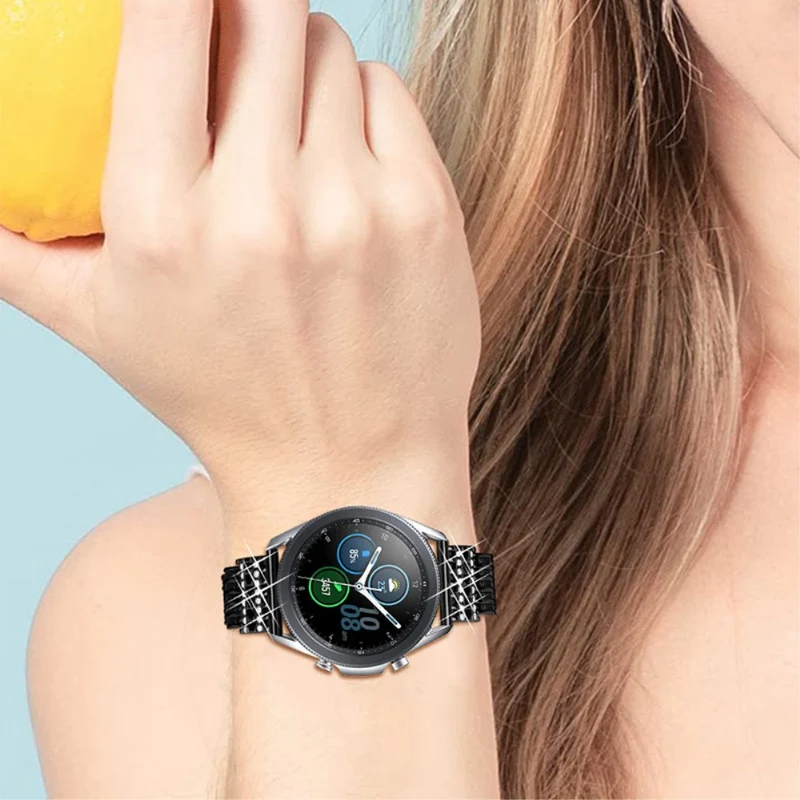 Samsung Galaxy Watch 3 (45mm) / Samsung Galaxy Watch (46mm) Metall und Strass armband