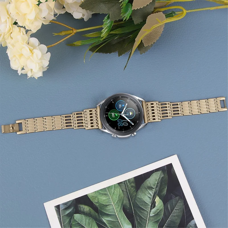 Samsung Galaxy Watch 3 (45mm) / Samsung Galaxy Watch (46mm) Metall und Strass armband