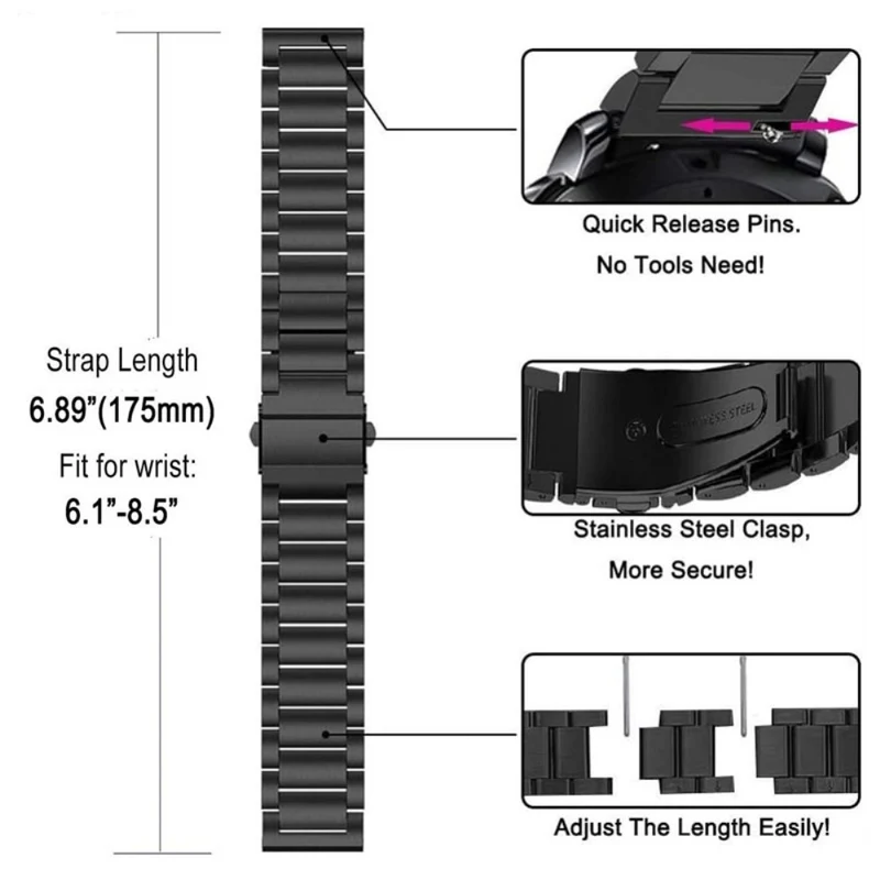 Elegant Universell Samsung Metall armband