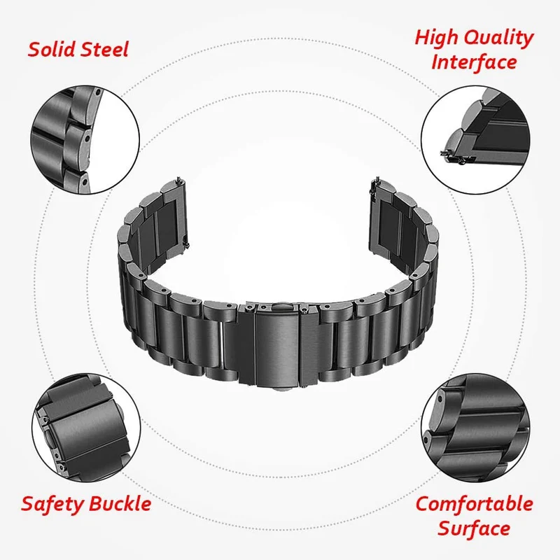 Zeitlos Samsung Galaxy Watch 3 (45mm) Metall armband