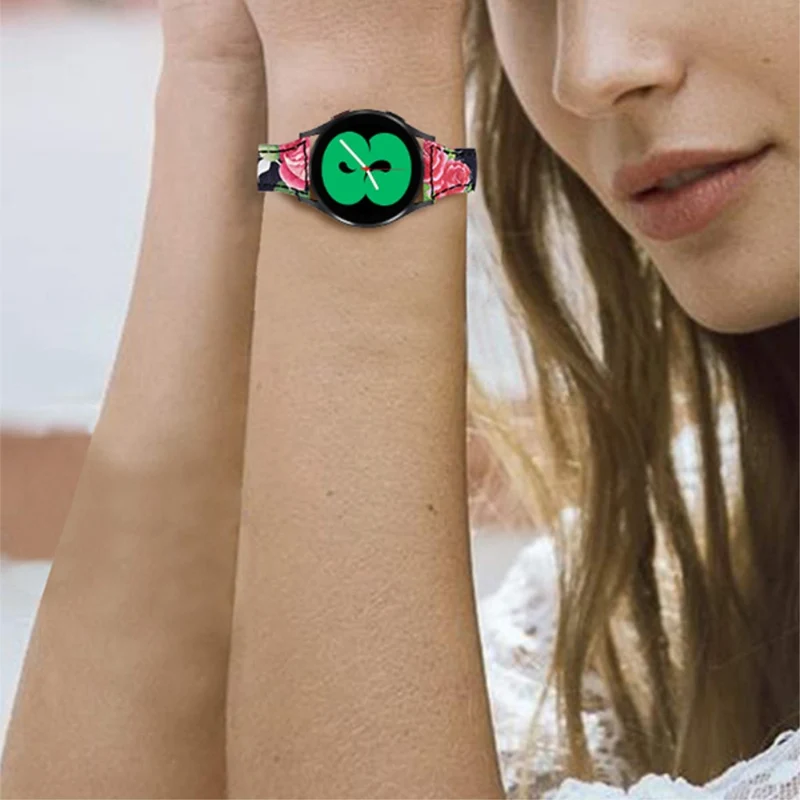 Samsung Galaxy Watch 4 Classic (42mm) Echtes Leder armband