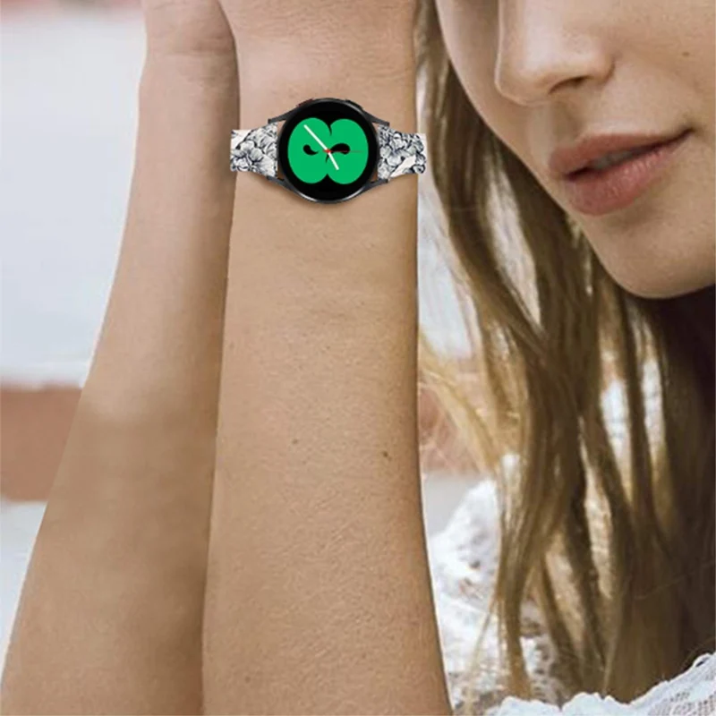 Samsung Galaxy Watch 4 Classic (42mm) Echtes Leder armband
