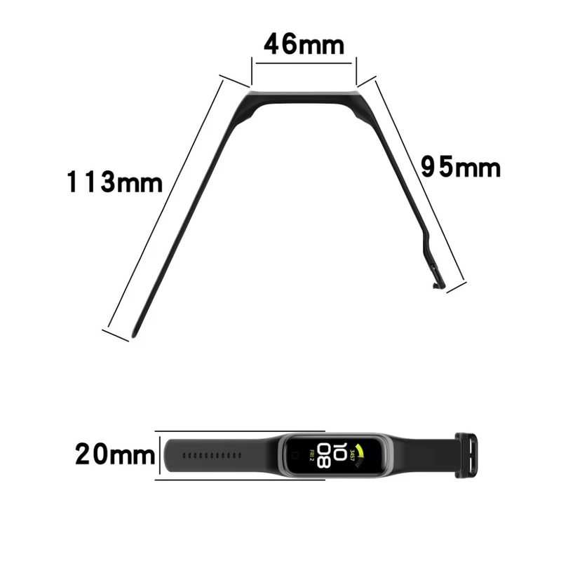 Brillant Samsung Galaxy Fit 2 Silikon / TPU armband