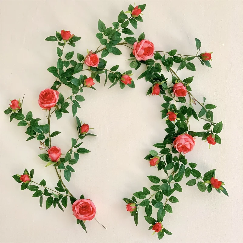 Künstliche Blumen Wand Girlande