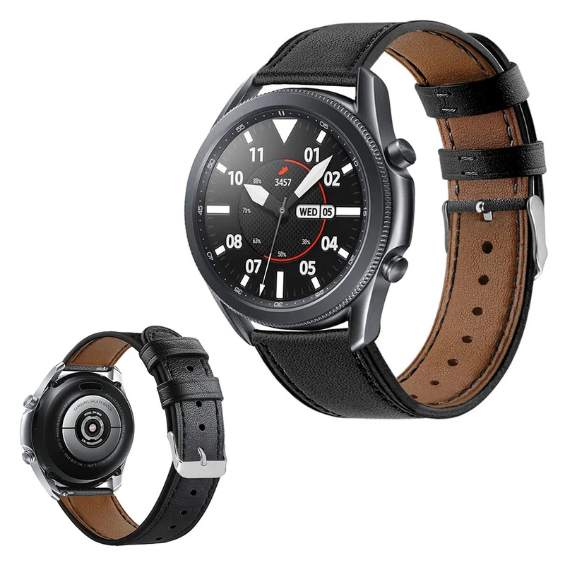 Mega zäh Samsung Galaxy Watch 3 (45mm) Echtes Leder armband