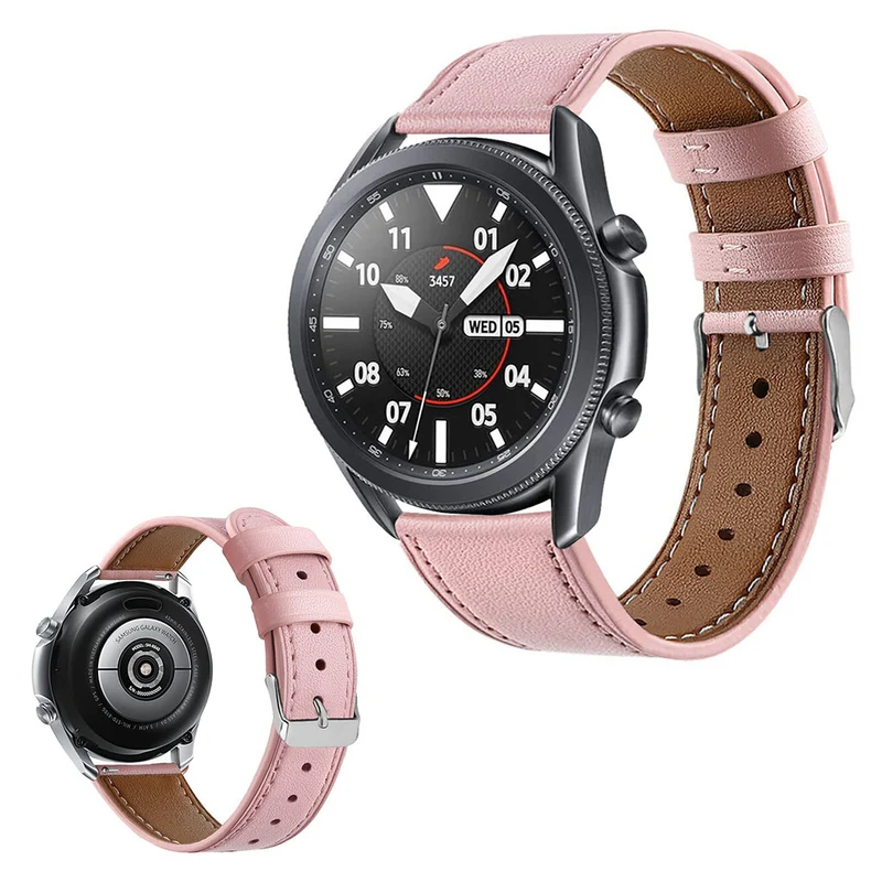 Mega zäh Samsung Galaxy Watch 3 (45mm) Echtes Leder armband