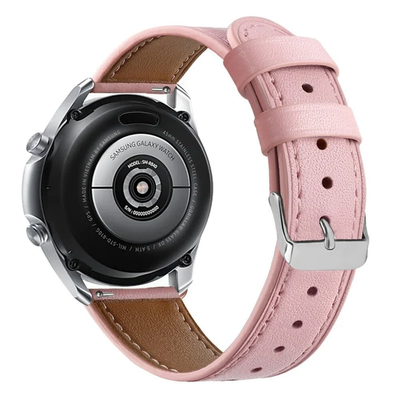 Mega zäh Samsung Galaxy Watch 3 (45mm) Echtes Leder armband