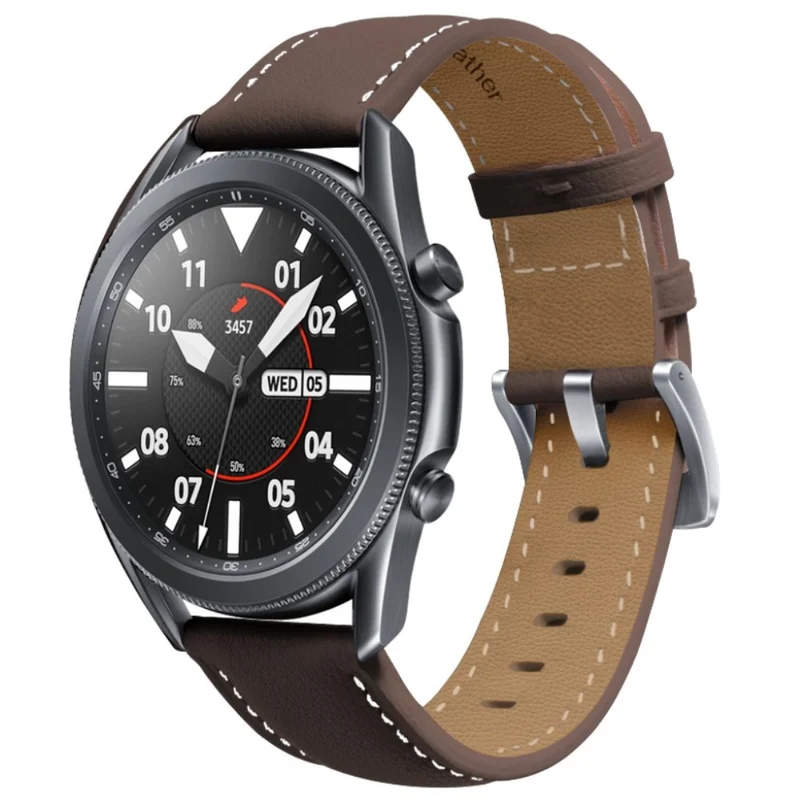 Mega zäh Samsung Galaxy Watch 3 (45mm) Echtes Leder armband